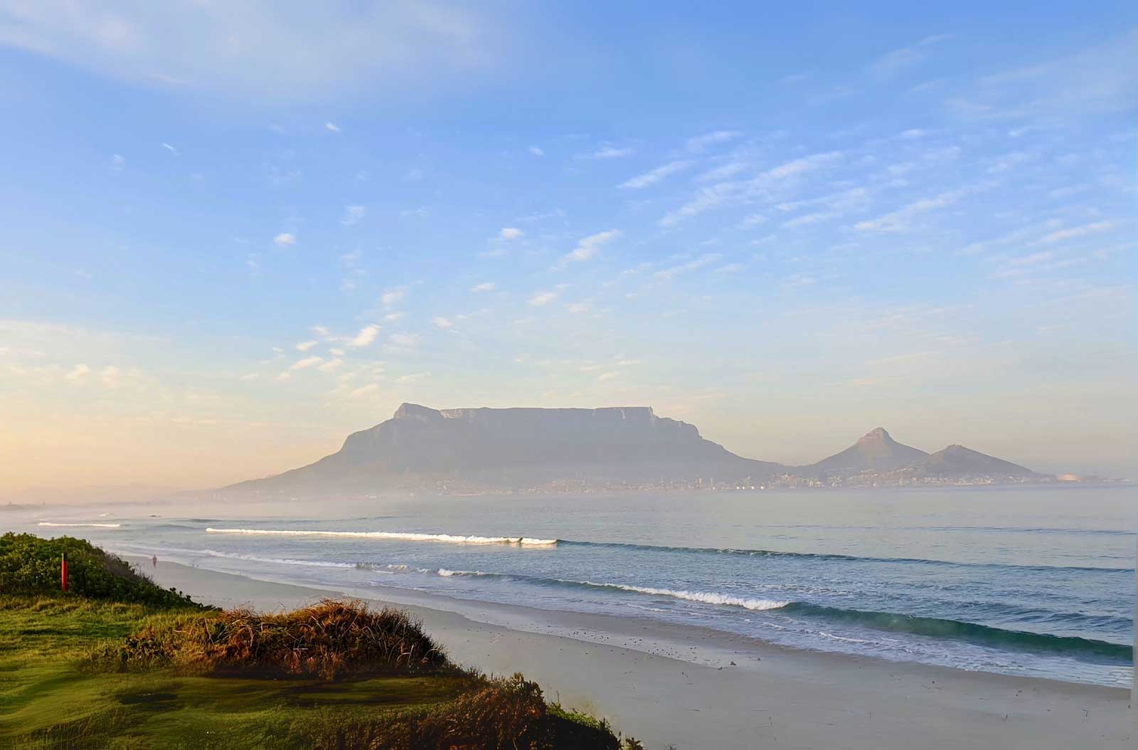sunset links golf estate with sunset beach and table mountain views